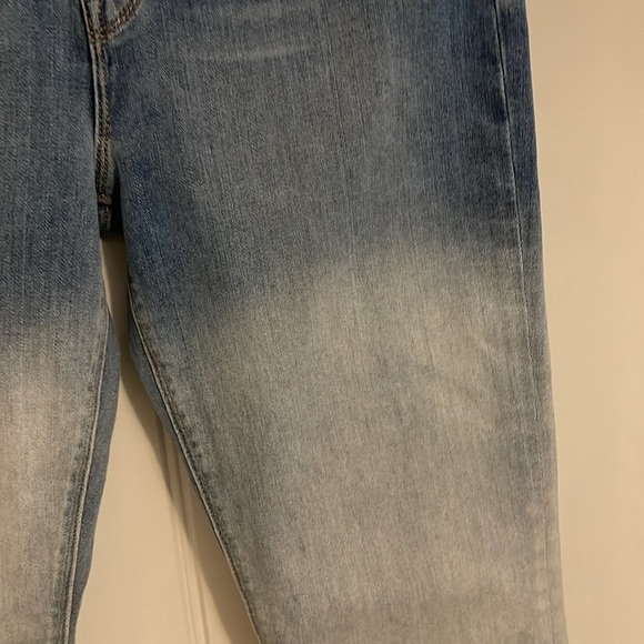 HUDSON Barbara super skinny Ombré women’s 29 White Dip Dye Coated Jeans‎ NWOT - Picture 7 of 11
